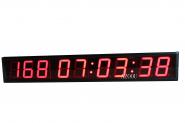 4 Large LED Countdown Wall Clock Countdown/Up Days Event Timer For Race game